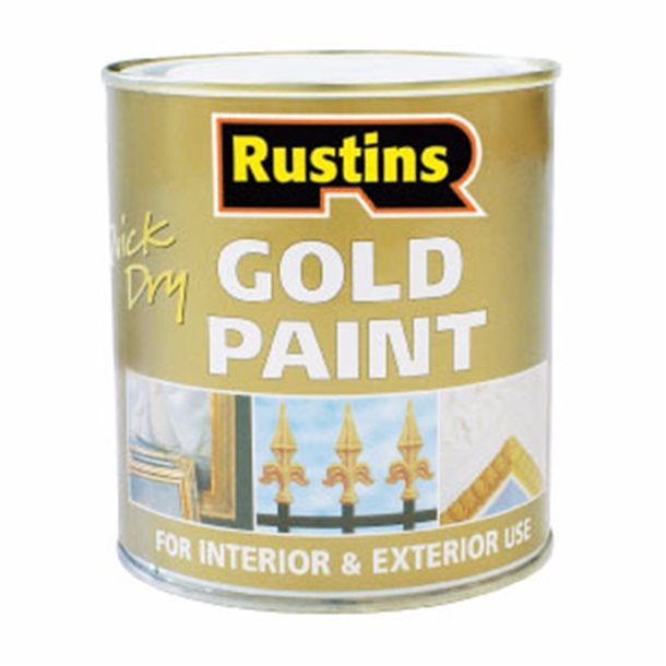 RUSTINS GOLD PAINT 100 MLS - Woodworkers.ie -