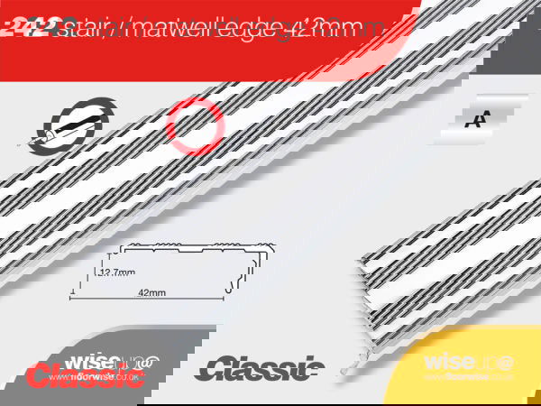 STAIR MATWELL EDGE ALUM - Woodworkers.ie -