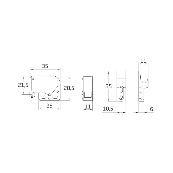 STEEL SPRING CATCH PK2 - Woodworkers.ie -