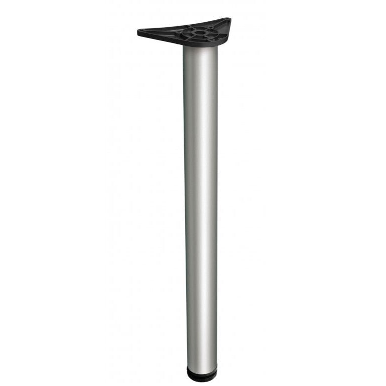 Satin Chrome Leg 1100 X 60mm - Woodworkers.ie -
