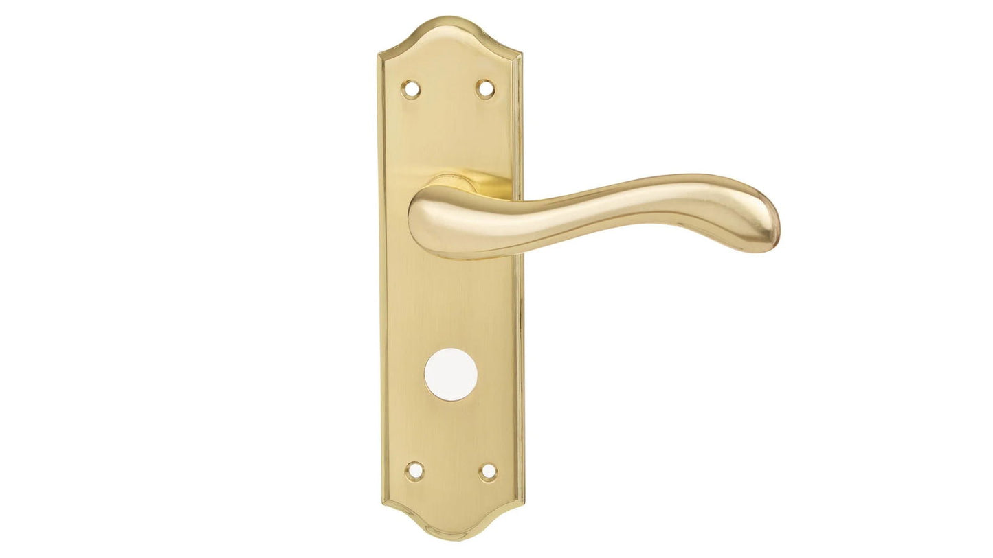Sonnato Bari Brass Bathroom Handle - Woodworkers.ie -