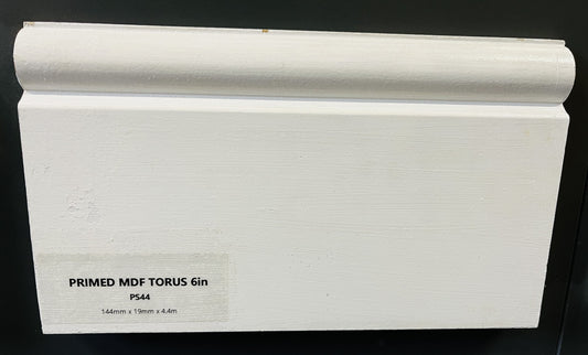 Primed MDF 6" Torus Skirting X 4.4Mt Length