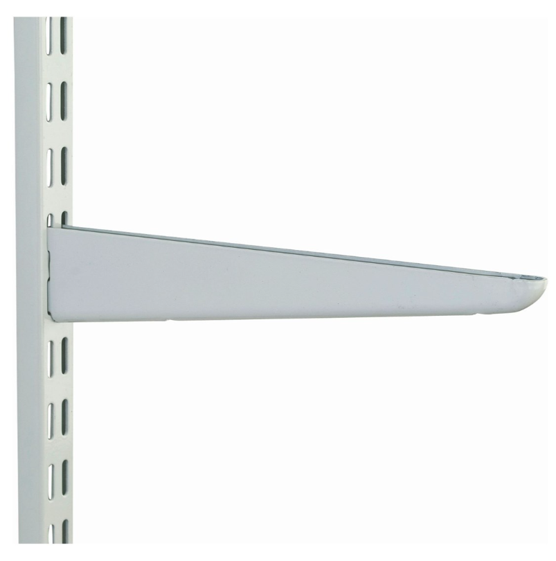 TWINSLOT WHITE UPRIGHT 1980MM EACH - Woodworkers.ie -