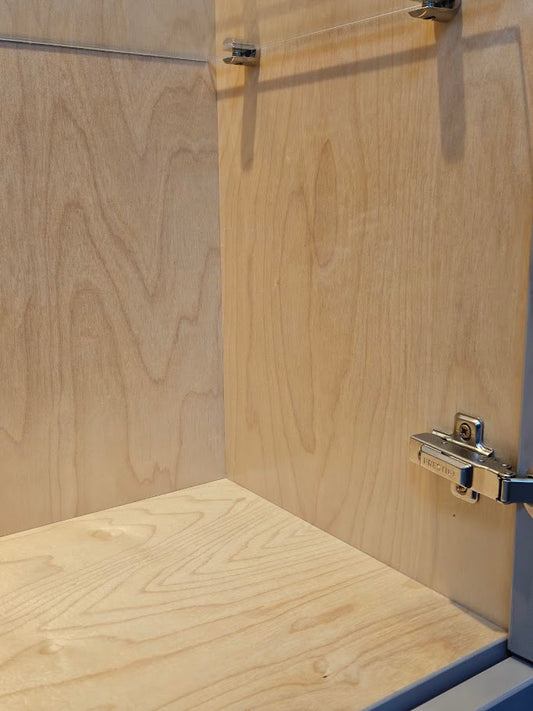 Veneered Poplar Ply Birch Veneered Uv Lacquered  2 Sides 2440 X 1220 X 18 mm