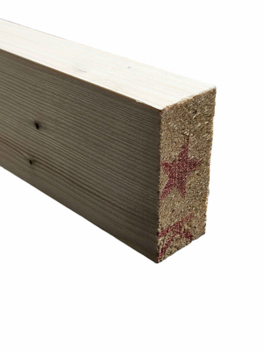 WHITE DEAL PAO 69 X 32  (2.4 M) - Woodworkers.ie -