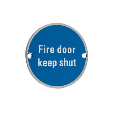 TOILET DOOR SIGN 76MM STAINLESS STEEL
