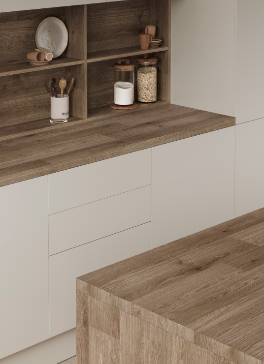WORKTOP NAVIA BROWN FINSA QUARE EDGE 3660 X 600 X 38MM