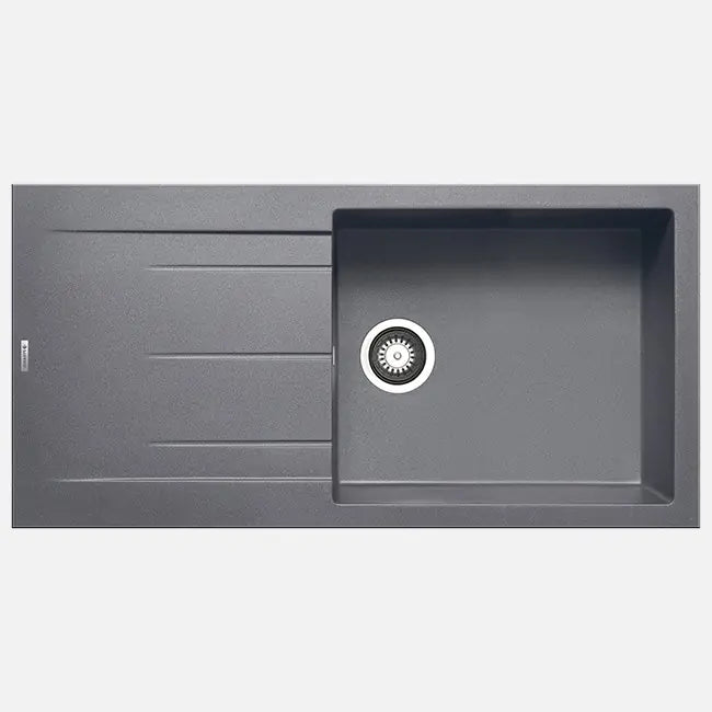 PYRAMIS ALAZIA COMPOSITE SINGLE BOWL SINK GREY