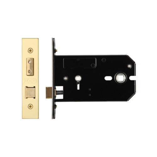 3 LEVER HORIZONTAL BATHROOM LOCK (2 VARIANTS)