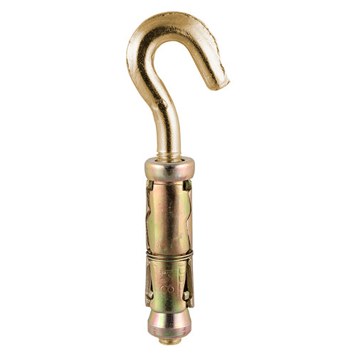 TIMCO M6/M8 FORGED HOOK SHIELD ANCHOR PK2 (2 VARIANTS)