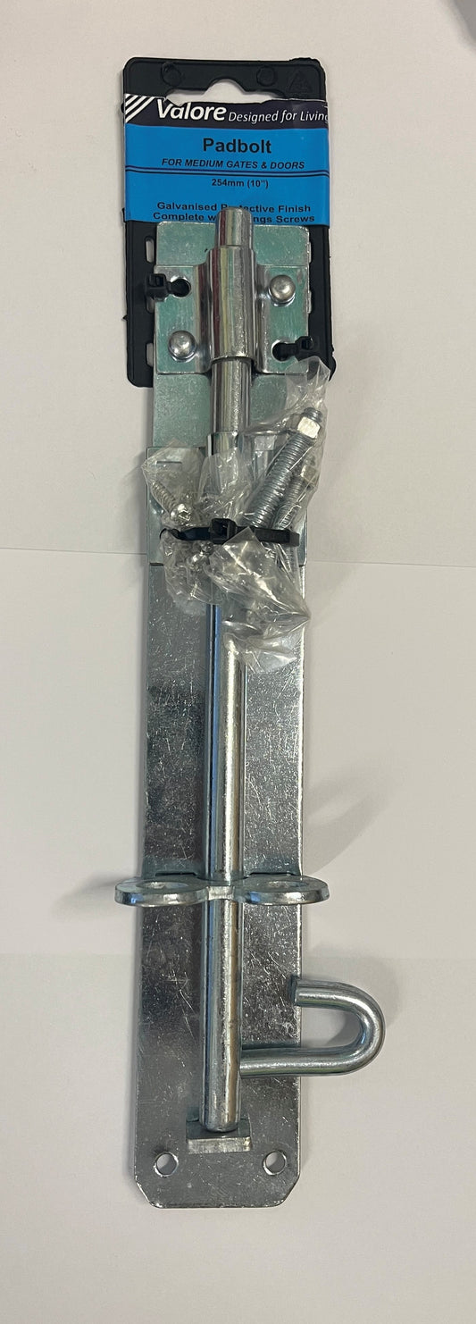 10" GALVNISED PAD BOLT