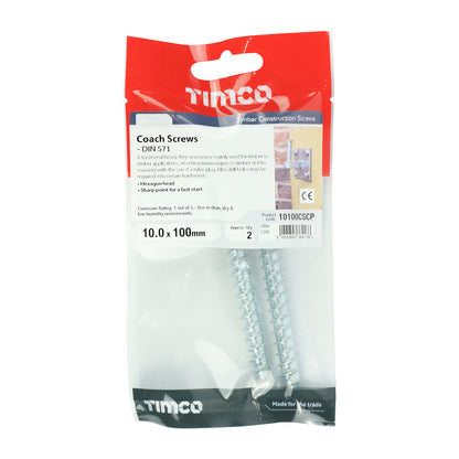 Timco Coach Screw (12 Variants Available )