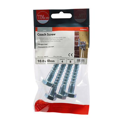 Timco Coach Screw (12 Variants Available )