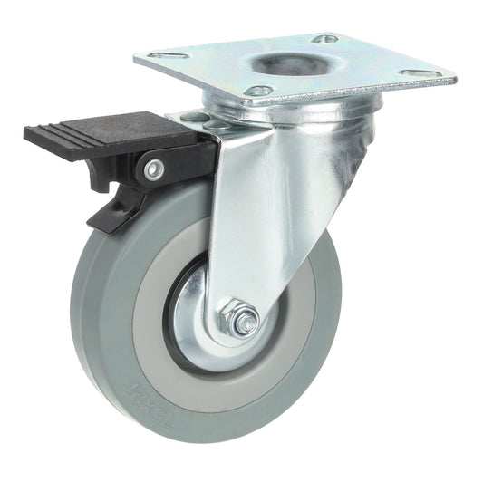 GC52 FURNITURE CASTOR 65MM WITH  BRAKE