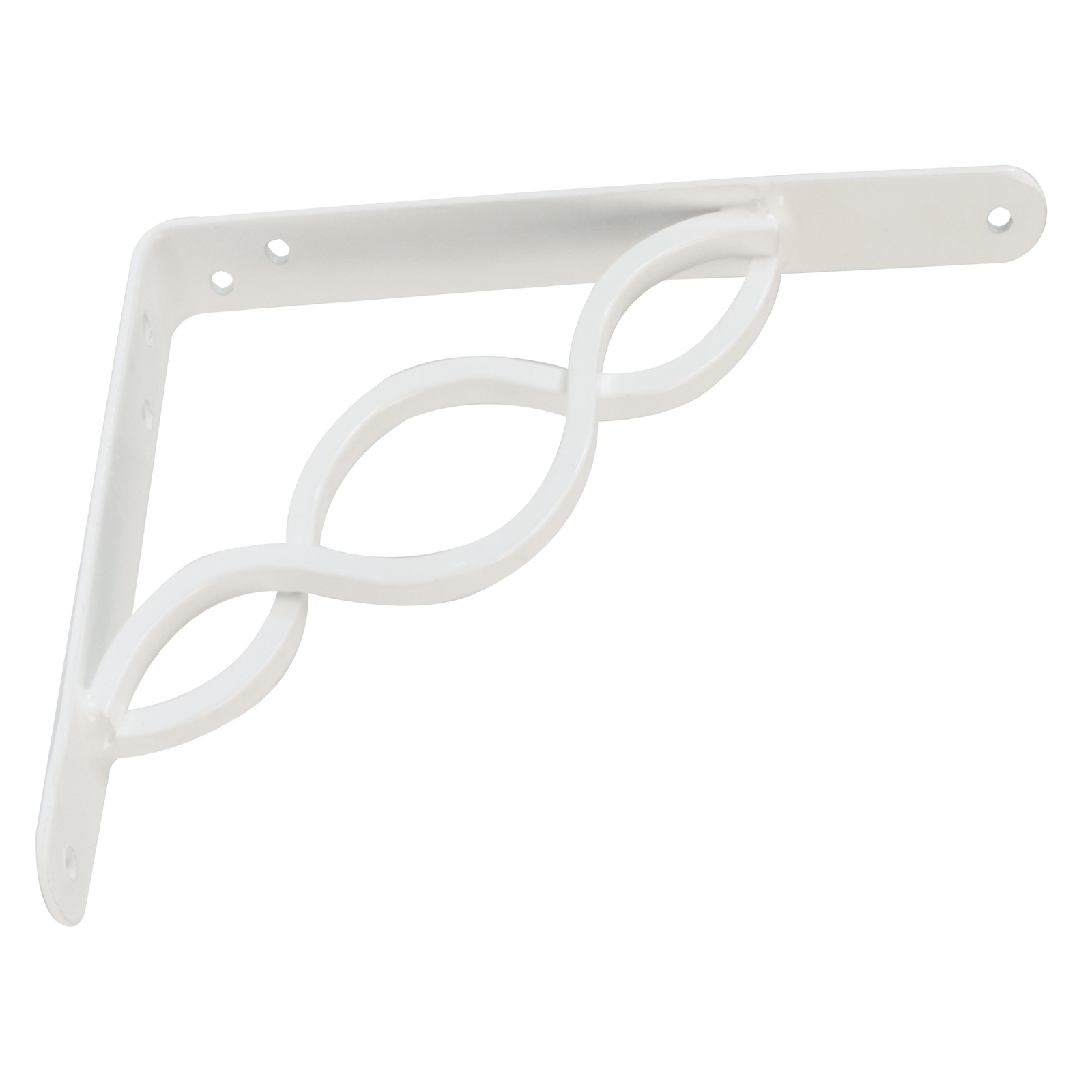 200 X 150 DECORATIVE  WHITE SHELF BRACKET