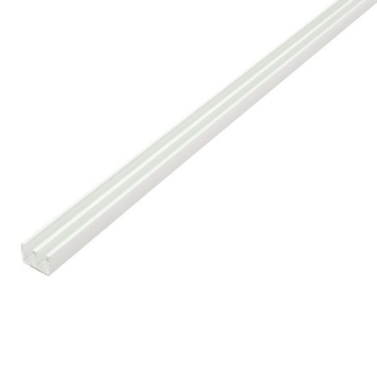 16MM X 6MM WHITE BOTTOM TRACK  2.5M