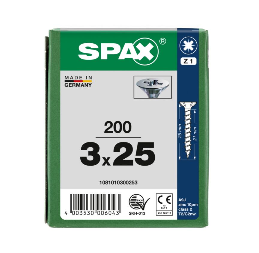 Spax Chipboard Screws (76 Variants Available )