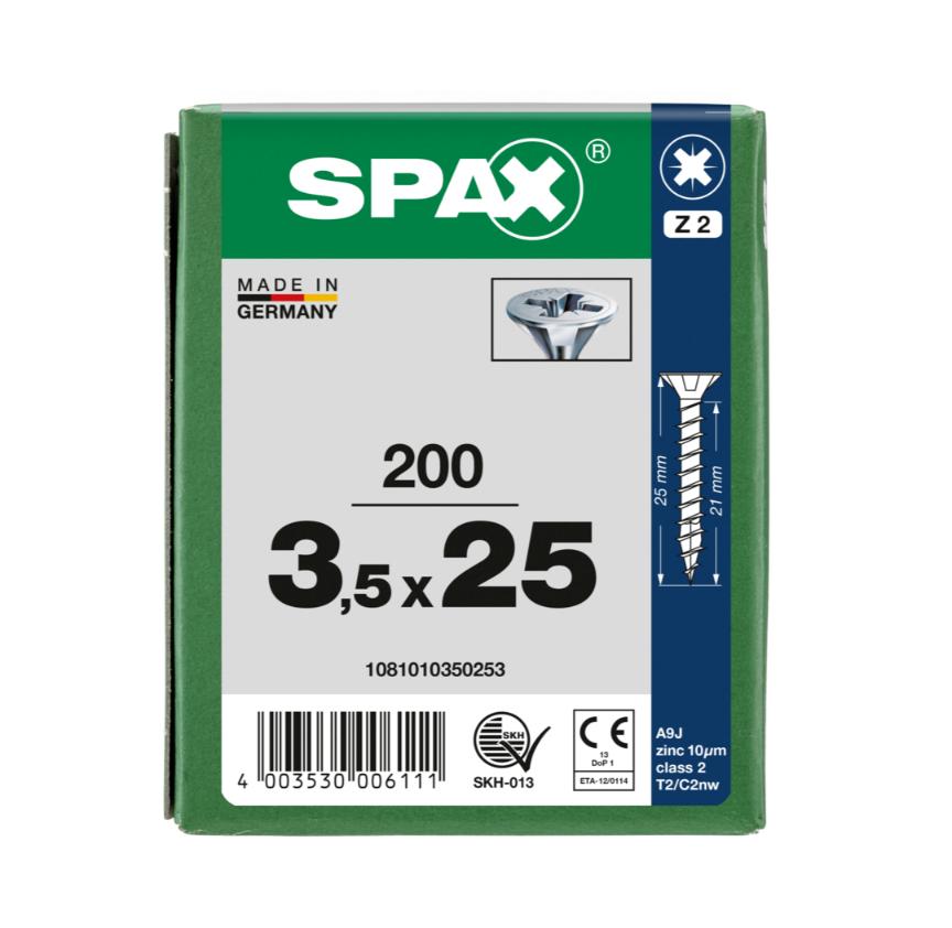 Spax Chipboard Screws (76 Variants Available )
