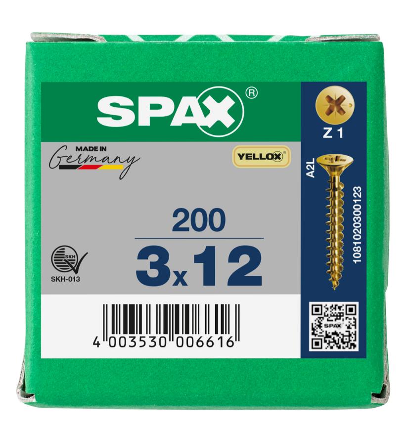 Spax Chipboard Screws (76 Variants Available )