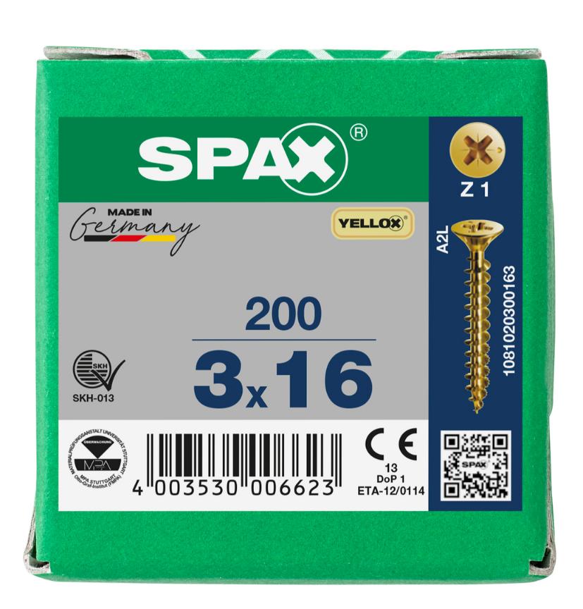Spax Chipboard Screws (76 Variants Available )