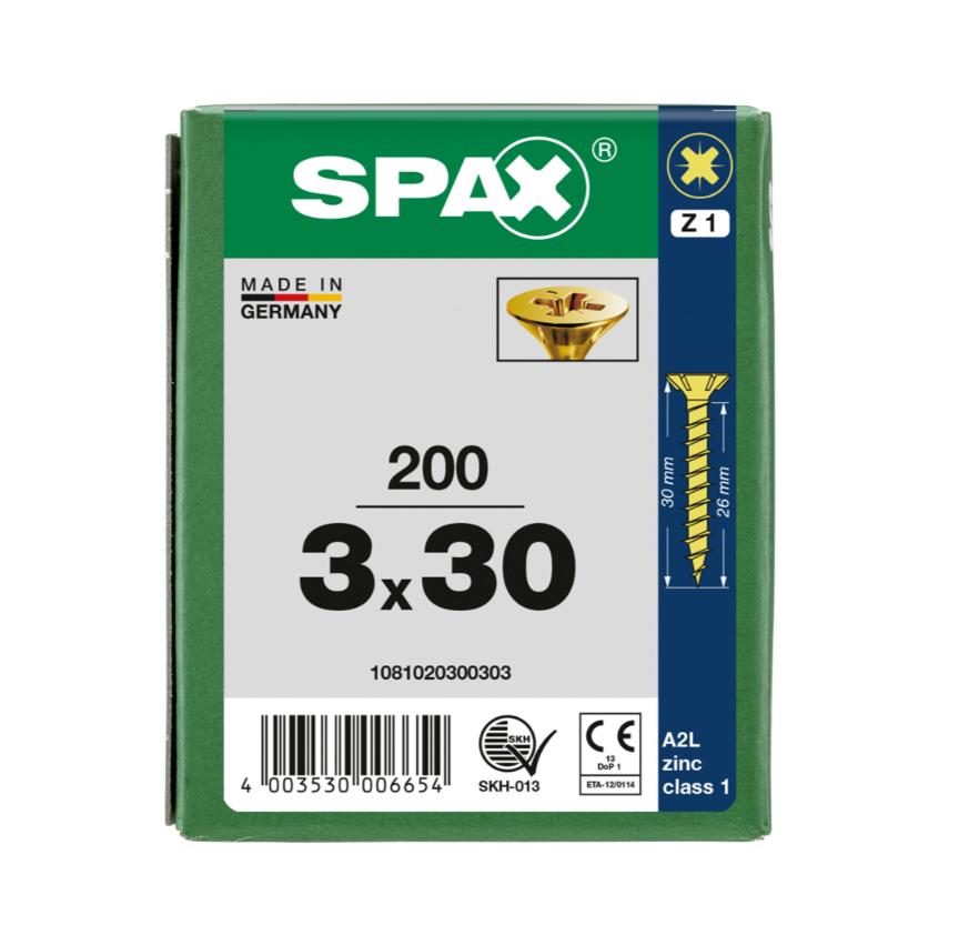 Spax Chipboard Screws (76 Variants Available )