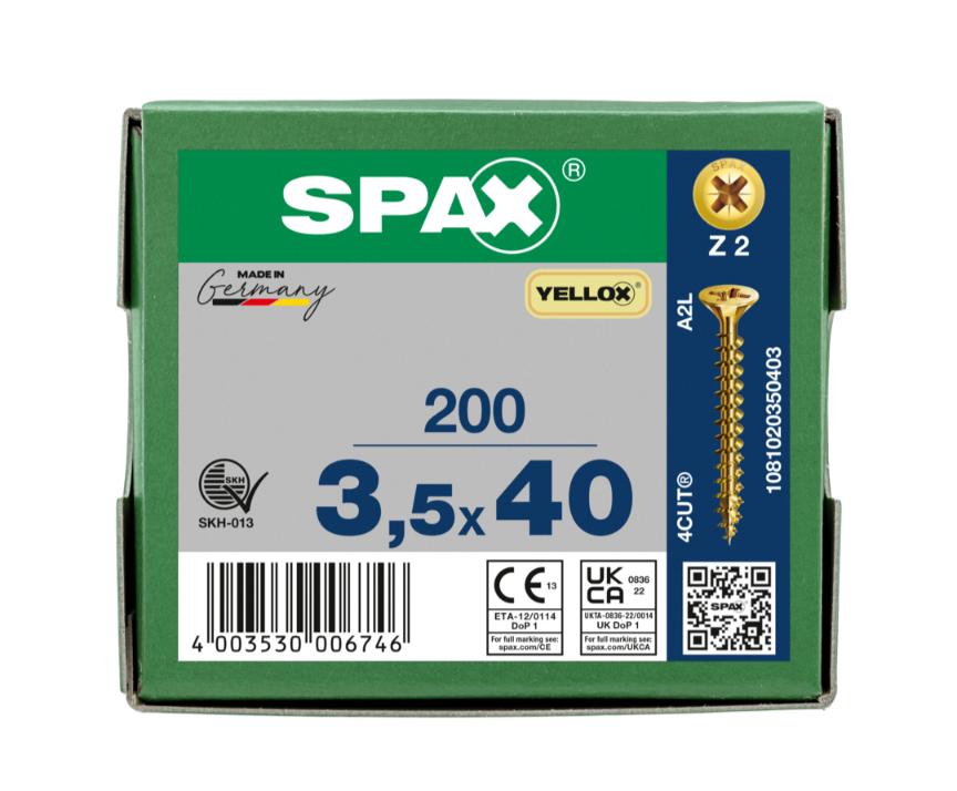 Spax Chipboard Screws (76 Variants Available )
