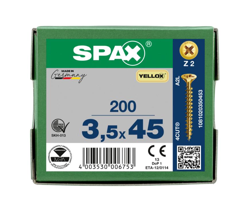 Spax Chipboard Screws (76 Variants Available )