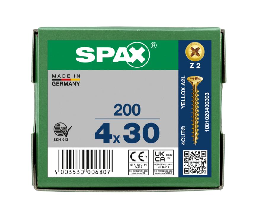 Spax Chipboard Screws (76 Variants Available )