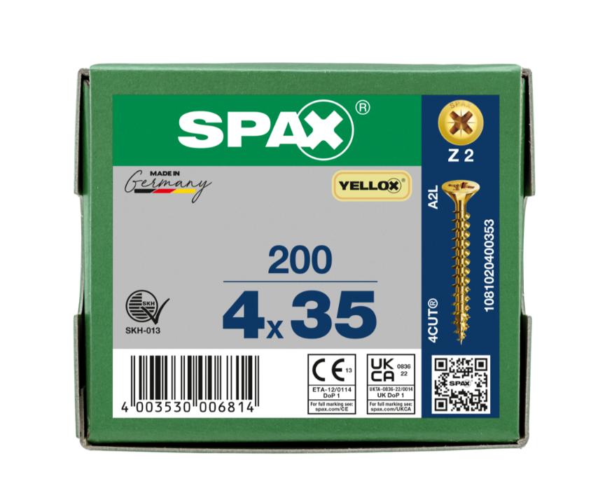 Spax Chipboard Screws (76 Variants Available )