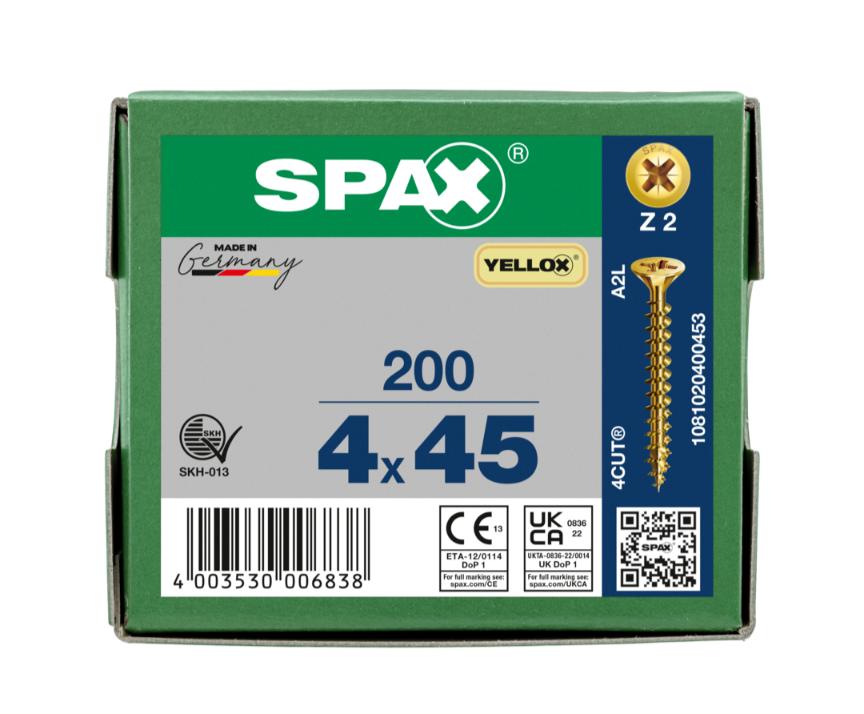 Spax Chipboard Screws (76 Variants Available )