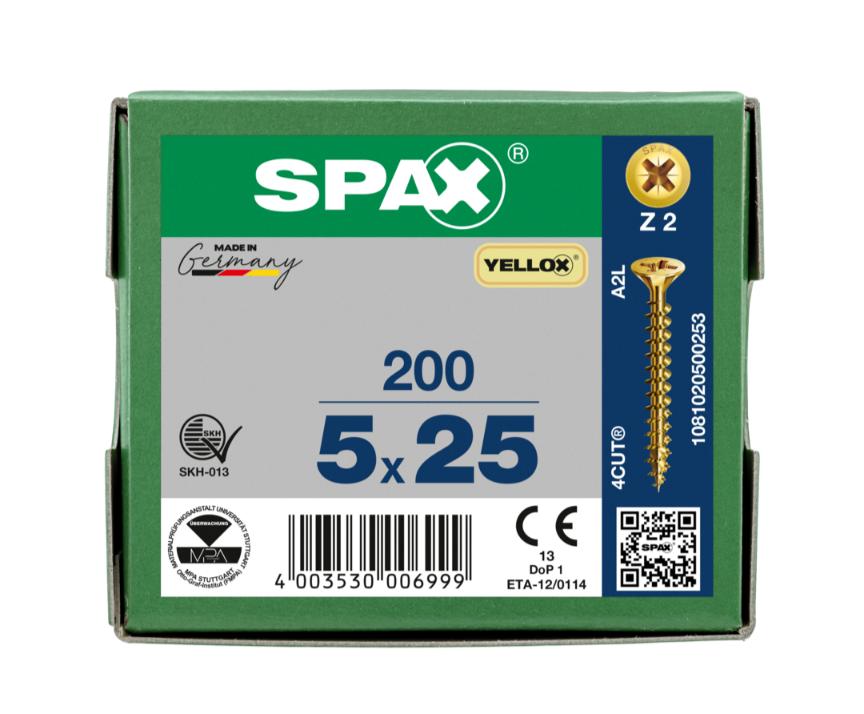 Spax Chipboard Screws (76 Variants Available )