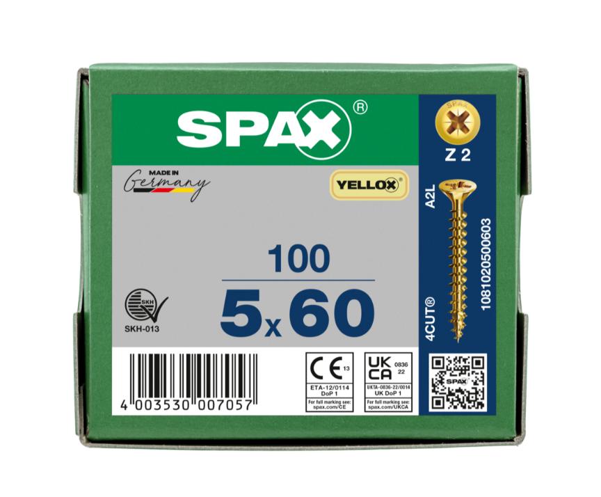 Spax Chipboard Screws (76 Variants Available )