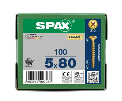 Spax Chipboard Screws (76 Variants Available )