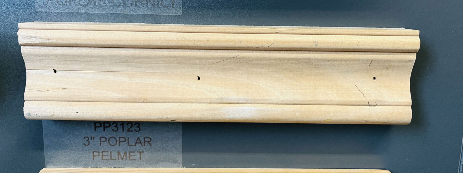 3" POPLAR PELMET 12FT