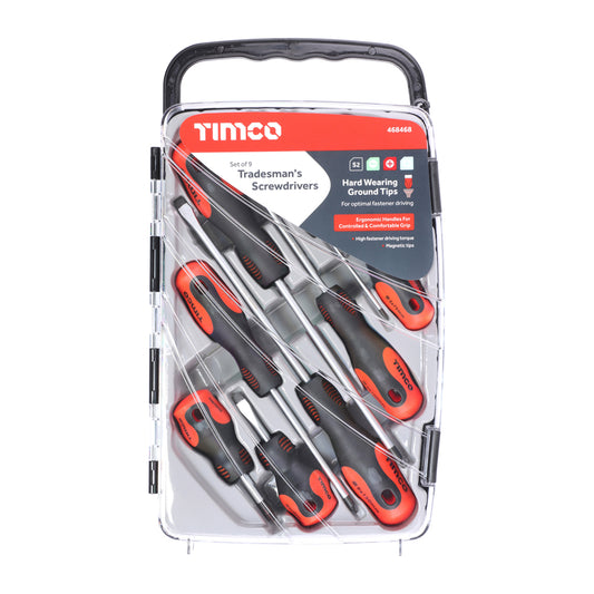 TIMCO 9PCS SCREWDRIVER SET