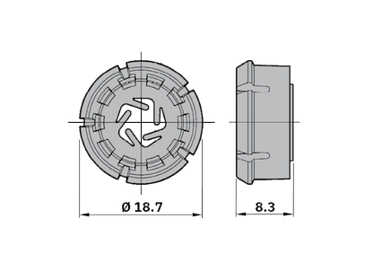 BUTTON FIX TYPE 3 WITH  BLUE BUTTON