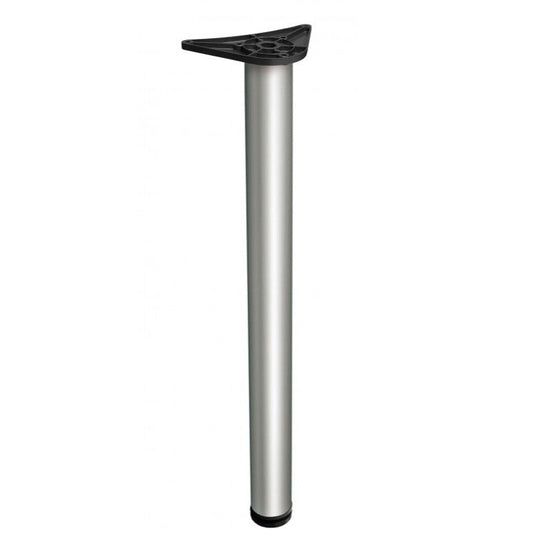 710mm X 60mm Chrome Leg - Woodworkers.ie - 