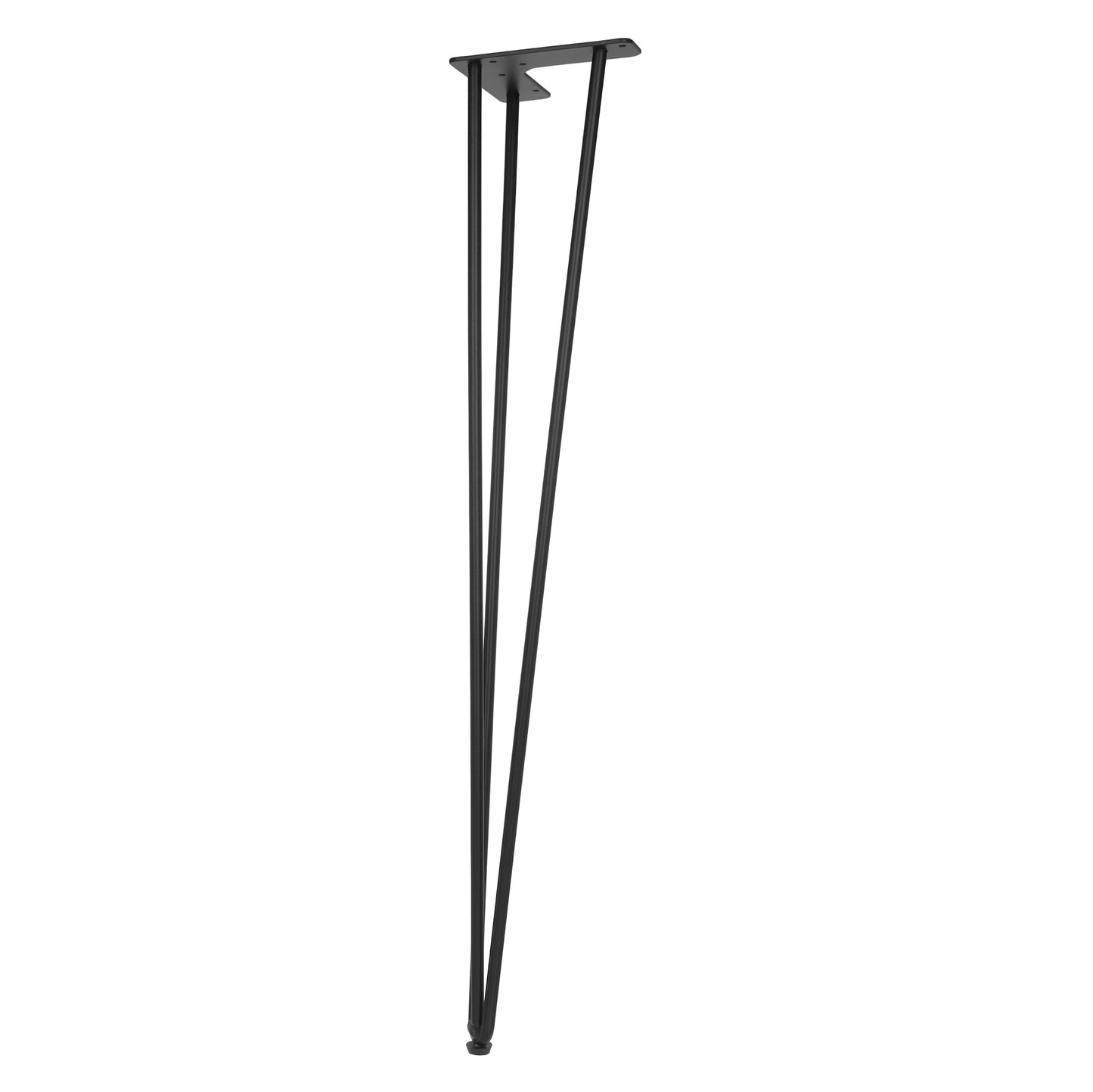 HAIRPIN LEG BLACK 71OMM (3 BAR TYPE  TYPE 10MM BLACKSTEEL ) PRICE EACH