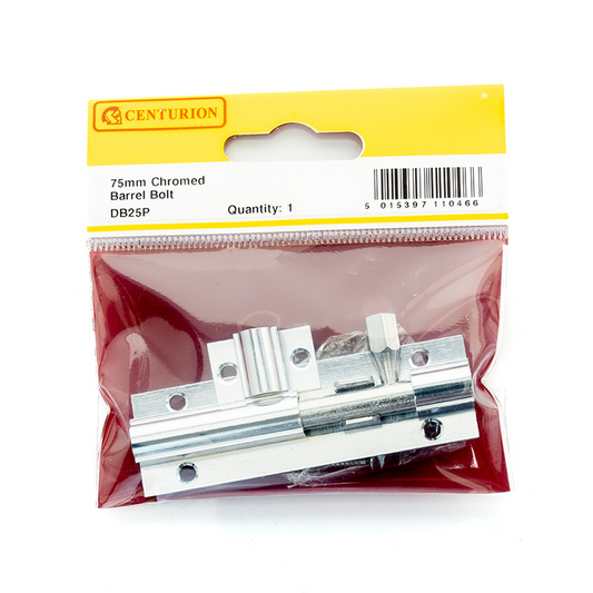 75mm X 25mm CP STRAIGHT BARREL BOLT - Woodworkers.ie - 