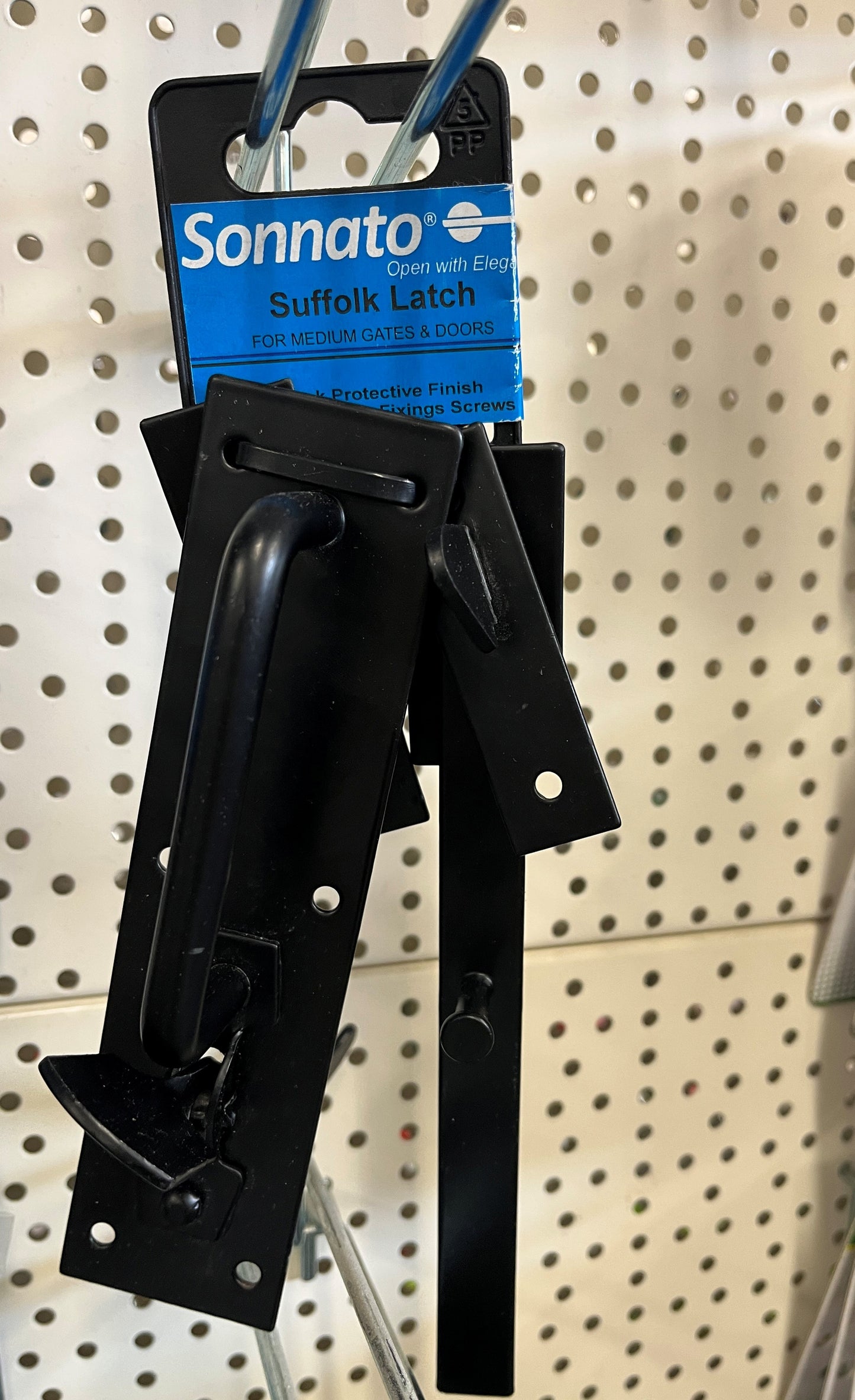 75MM   SAFETY HASP&STAPLE  BLACK