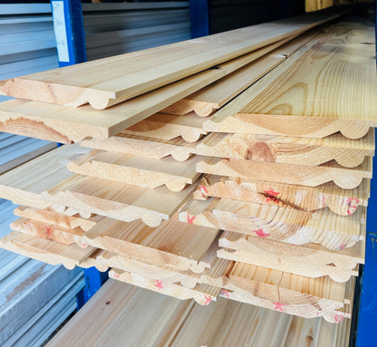R.DEAL SKIRTING DUAL PROFILE OGEE /TORUS (169X21)  PER 4.5MT LENGTH