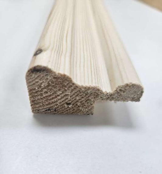 9mm  REBATED DADO RED DEAL 45mm X 24mm X 2.4mt - Woodworkers.ie - 