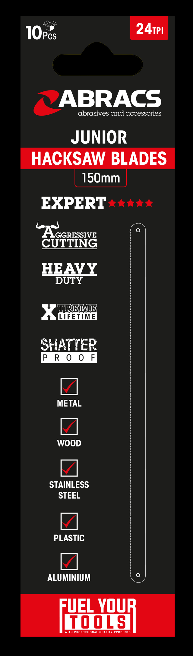 ABRACS JUNIOR HACK SAW BLADES