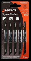 ABRACS JIGSAW BLADES WOOD 5PCS