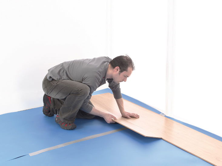 ACOUSTALAY UNDERLAY 300 BLUE 10M2 ROLL - Woodworkers.ie - 
