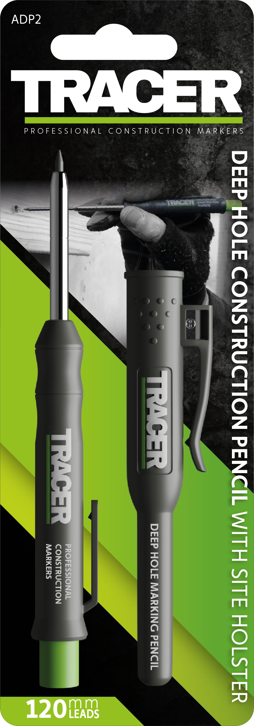 TRACER DEEP HOLE PENCIL MARKER &SITE HOLSTER