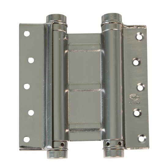 AMIG 4"DOUBLE ACTION HINGE NICKEL (3070)  PAIR - Woodworkers.ie - 