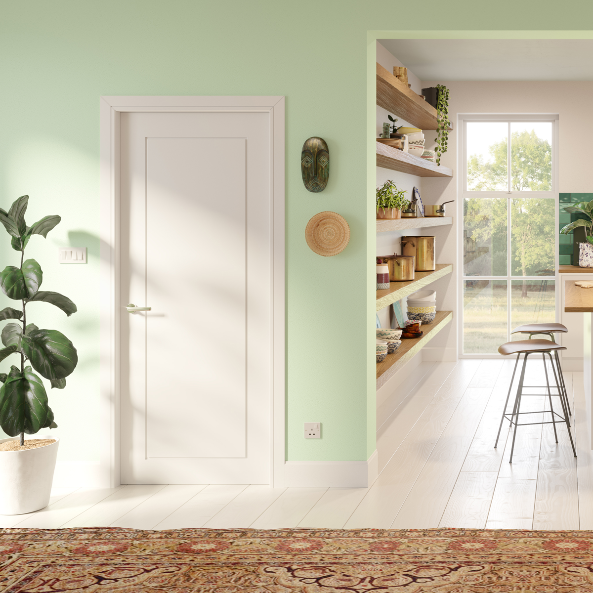 ATLANTA MOULDED 1 PANEL DOOR - Woodworkers.ie - 
