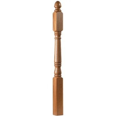 Achill Long Square Full Newel Post - Woodworkers.ie - 