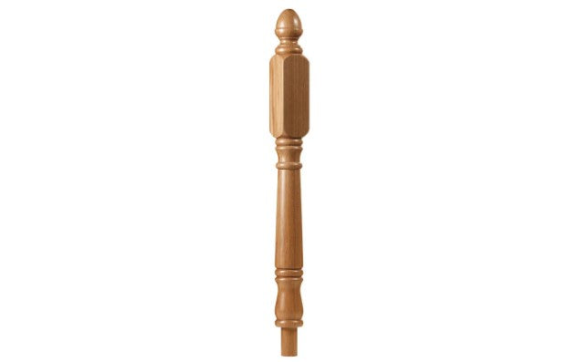 Achill Long Square Newel Post - Woodworkers.ie - 